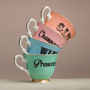 champagne gift vintage style teacup