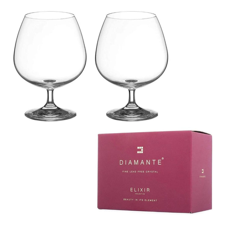 crystal brandy glasses snifters cognac