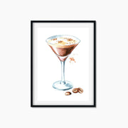 martini wall art print uk