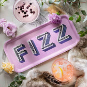 prosecco gift lilac tray