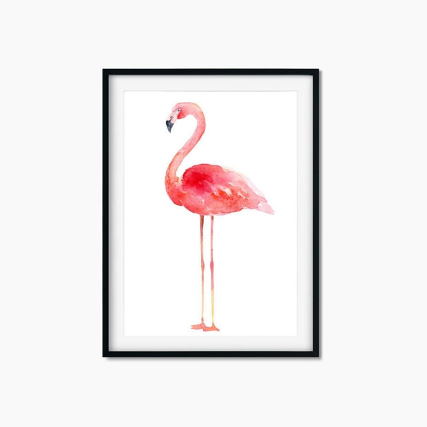 flamingo wall art prints