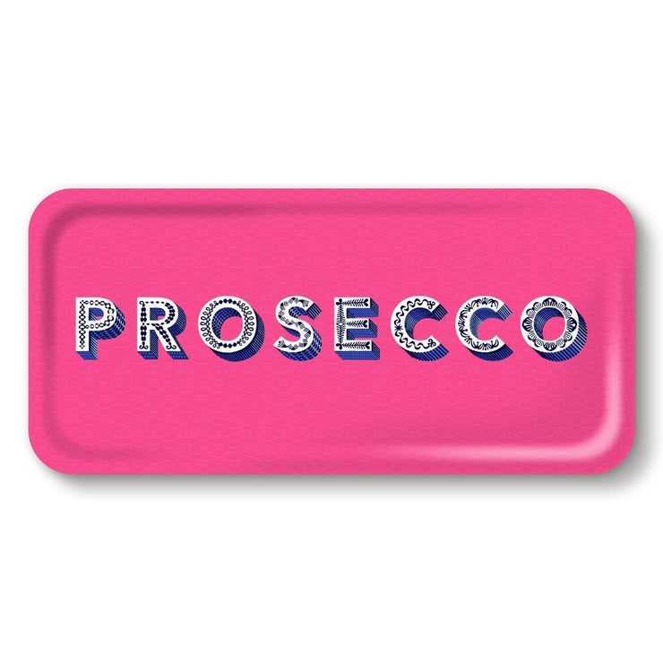 prosecco gift wooden tray