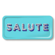 salute serving tray
